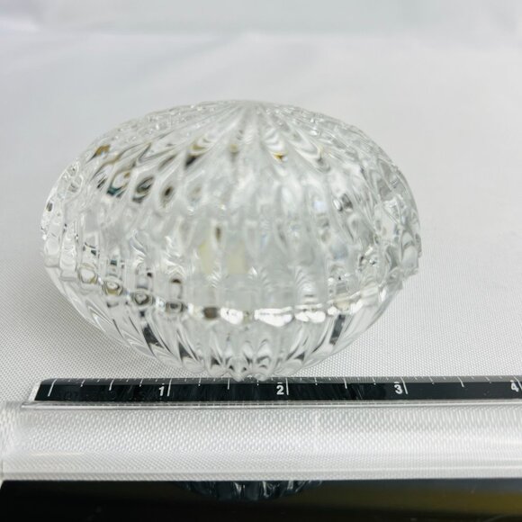 Crystal Vintage Lidded Egg Nachtmann Bleikristall in Box W Germany 3” long - Picture 7 of 11
